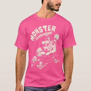 T-shirt Wo Horror Art Ratfink Monster Barbershop Psychobil