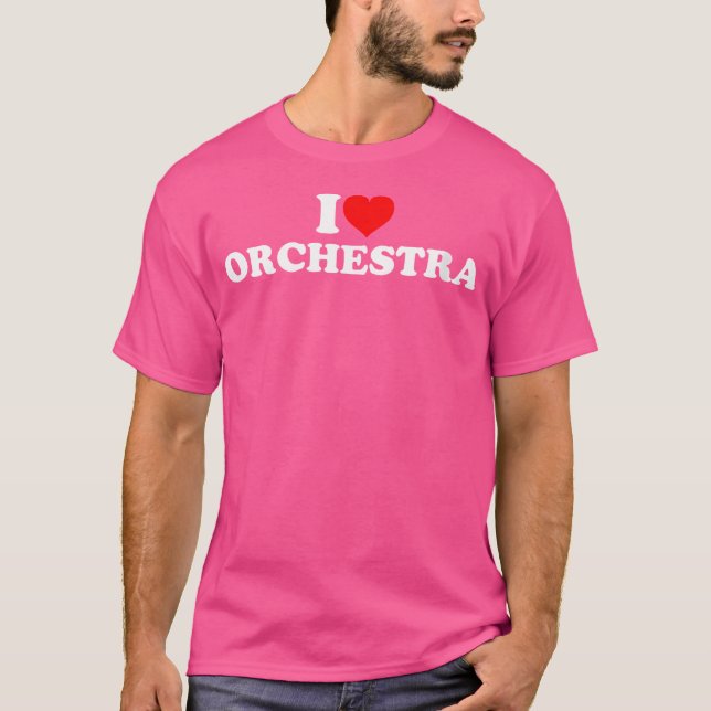 T-shirt Wo I Love Orchestra (Devant)