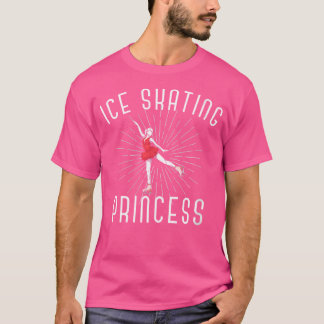 T-shirt Wo Ice Skating Princess Ice Skater Girls Women Ice