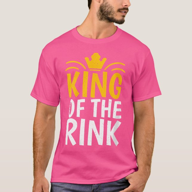 T-shirt Wo King Of The Rink Roller Skating (Devant)