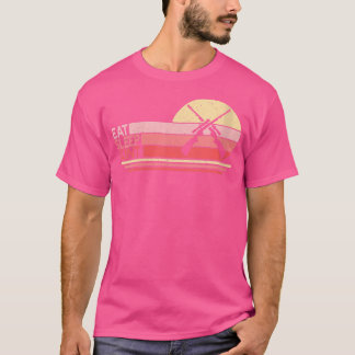 T-shirt Wo Manger Dormir Chasse Cerf Chasse Fille Fusil de