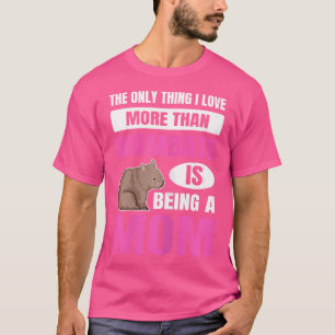 T-shirt Wo Marsupial Wombat Citation Pour Votre Maman Womb