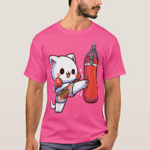 T-shirt Wo Muay Thai Cat Thai Boxe Pour Muay Thai Kickbox