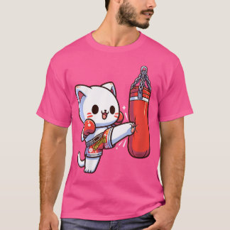T-shirt Wo Muay Thai Cat Thai Boxe Pour Muay Thai Kickbox