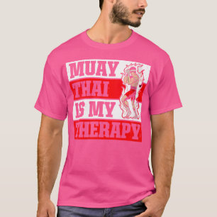 T-shirt Wo Muay Thai Est Mon Thérapie Tiger Muay Thai