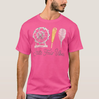 T-shirt Wo State Fair Vibes Fair Theme Anniversaire Rodéo