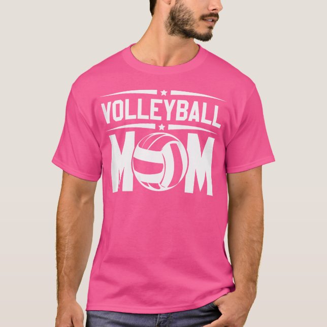 T-shirt Wo Volleyball Maman (Devant)
