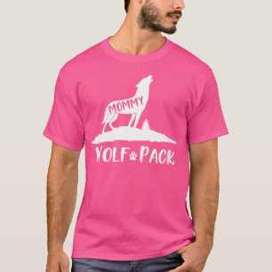 T-shirt Wo Wolf Pack Correspondance Famille Loups de maman