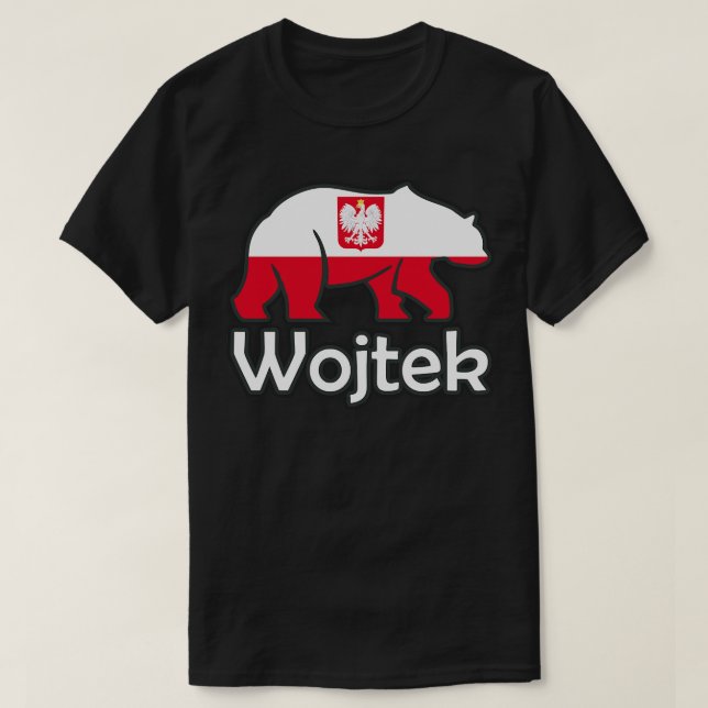 T-shirt Wojtek l'ours du soldat (Design devant)
