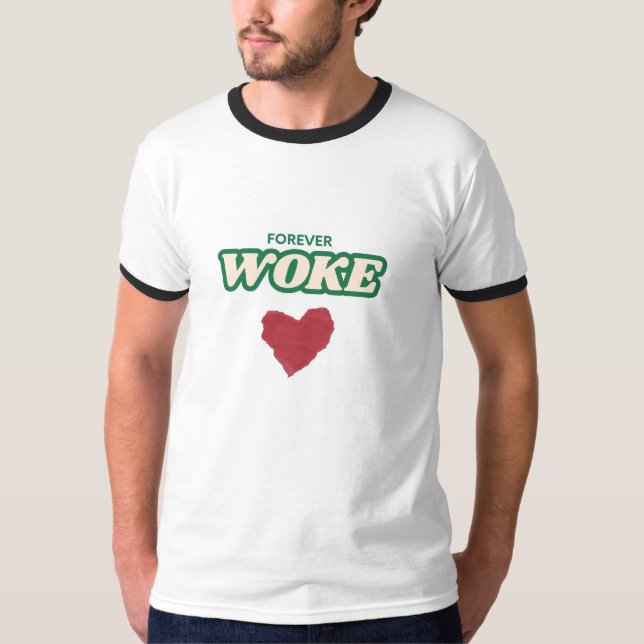 T-shirt Woke Ringer (Devant)