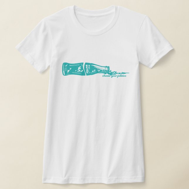 T-shirt Woke Soda Bottle Series : Bleu (Poser)