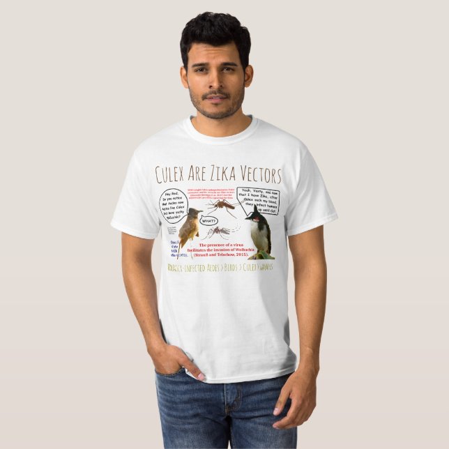 T-shirt Wolbachia dans Culex Now par RoseWrites (Devant entier)