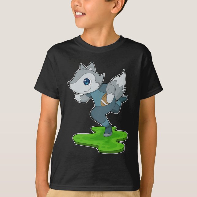 T-shirt Wolf American Football Sports (Devant)