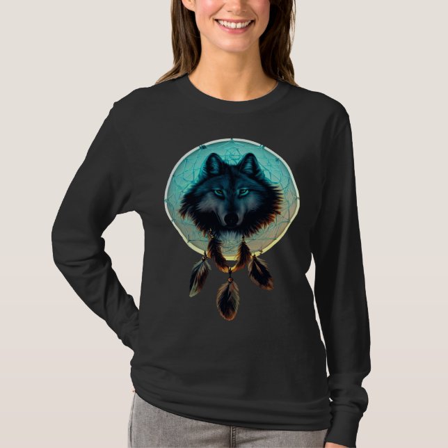 T-shirt Wolf Animal for Wolf  Wolf Canis lupus wolfdog (Devant)