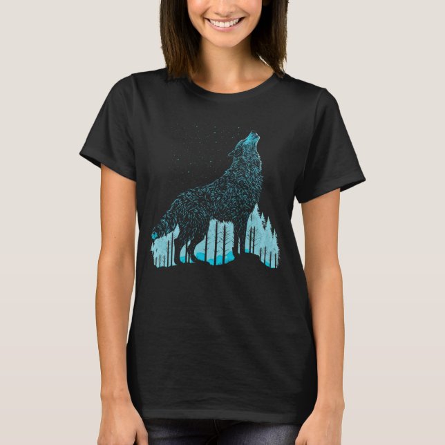 T-shirt Wolf Animal pour Wolf Wolf Canis lupus wolf 2 (Devant)