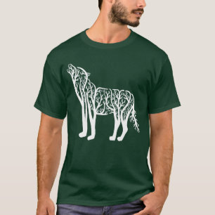 T-shirt Wolf Artistique Animal Nature Homme