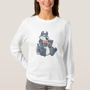 T-shirt Wolf au Poker avec cartes de Poker