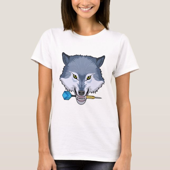 T-shirt Wolf aux fléchettes avec Dart (Devant)