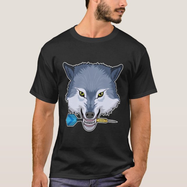 T-shirt Wolf aux fléchettes avec Dart (Devant)