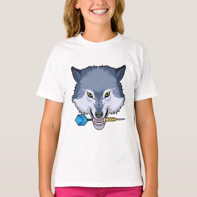 T-shirt Wolf aux fléchettes avec Dart (Devant)