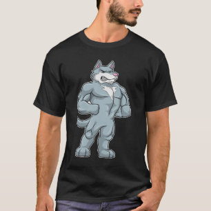 T-shirt Wolf comme Bodybuilder extrême
