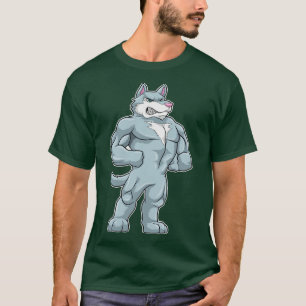 T-shirt Wolf comme Bodybuilder extrême