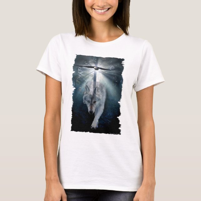 T-shirt WOLF & EAGLE Wildlife Series (Devant)