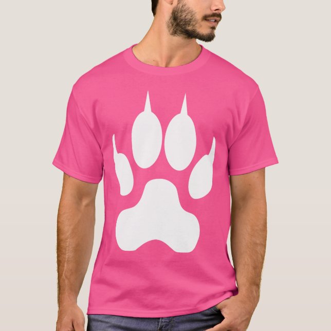 T-shirt Wolf Empreinte de patte (Devant)