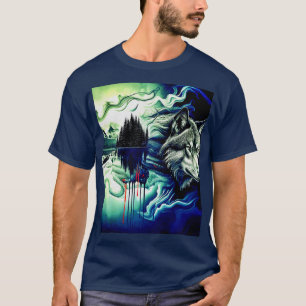T-shirt Wolf et Woods Abstraits
