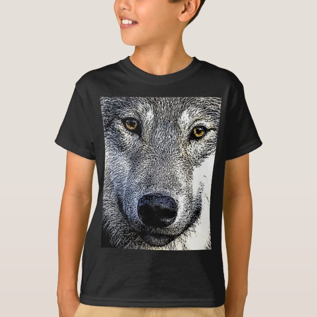 T-shirt Wolf Eyes (Devant)
