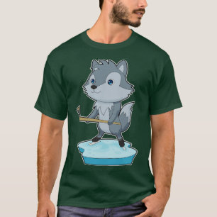 T-shirt Wolf Field hockey bâton de hockey Sports