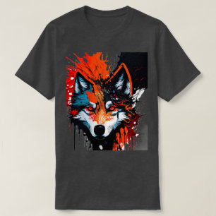 T-shirt Wolf Fire