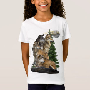 T-Shirt Wolf Howling