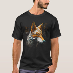 T-shirt Wolf Imaginaire Polygone - Art Animal Wolf