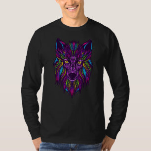 T-shirt Wolf Love Wolves Tribal Tattoo Wolf