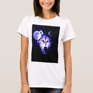 T-shirt Wolf & Lune noir nuit Collage