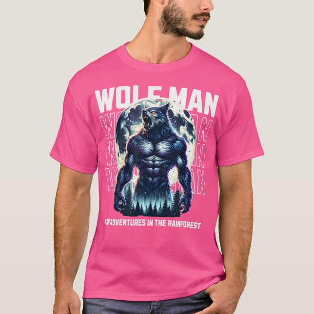 T-shirt Wolf Man (Devant)