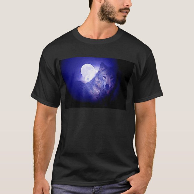 T-shirt Wolf & Moon (Devant)