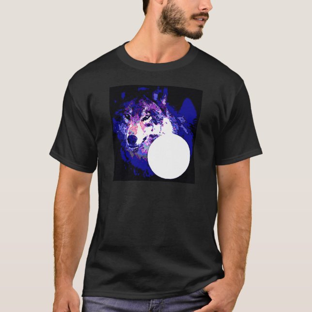 T-shirt Wolf & Moon (Devant)