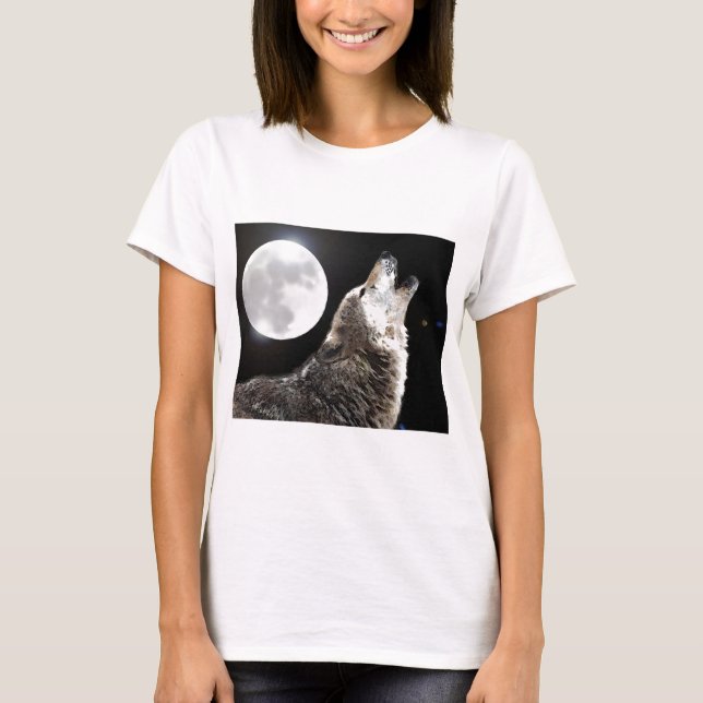 T-shirt Wolf & Moon (Devant)