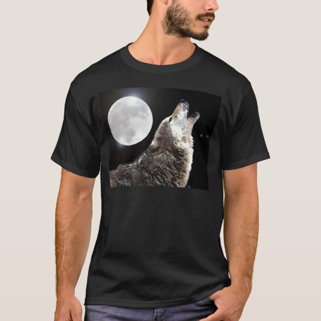 T-shirt Wolf & Moon (Devant)