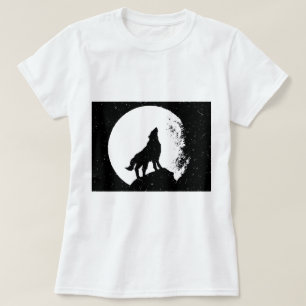 T-shirt Wolf & Moon Silhoutte