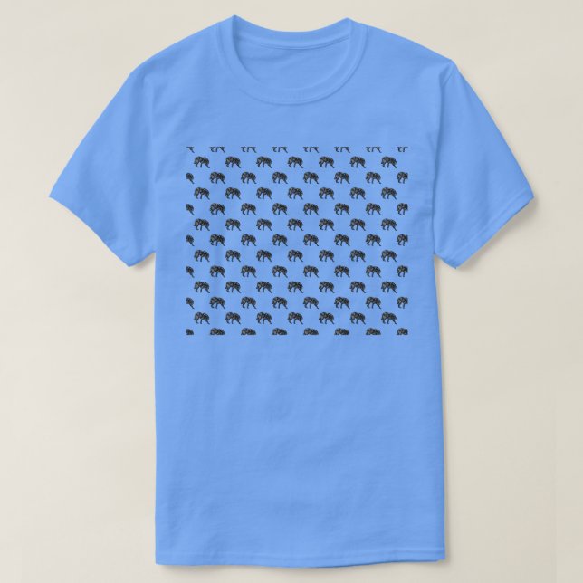T-shirt Wolf Motif (Design devant)