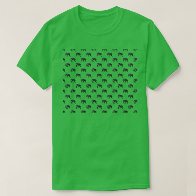 T-shirt Wolf Motif (Design devant)