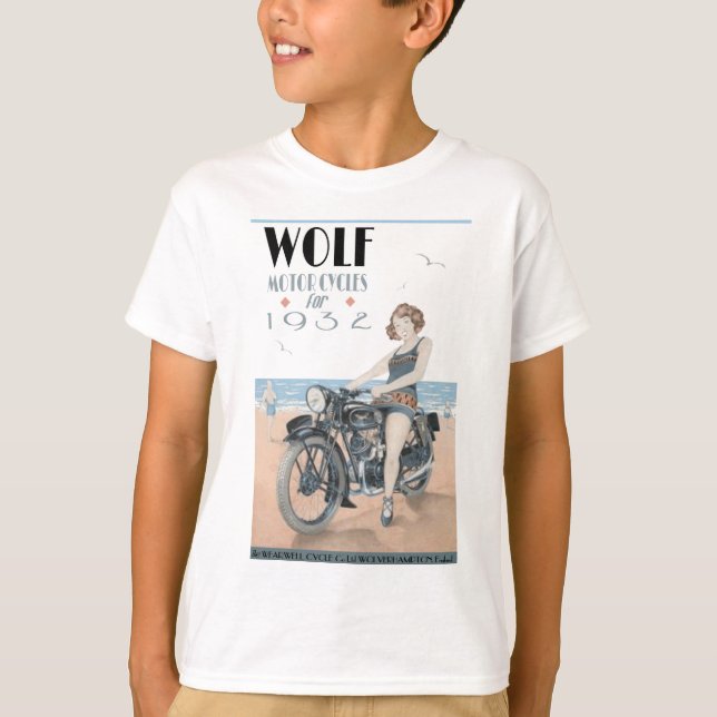T-shirt Wolf Motorcycles (Devant)