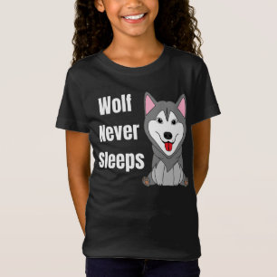 T-Shirt Wolf ne dort jamais