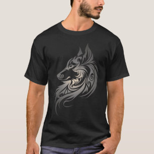 T-shirt Wolf Norse Mythologie Viking Native American Spiri