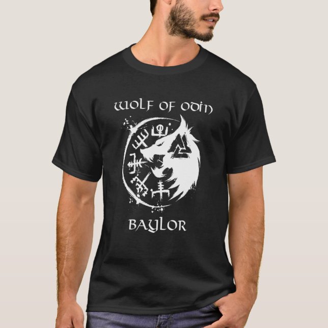 T-shirt Wolf Of Odin Baylor Personnalisé (Devant)