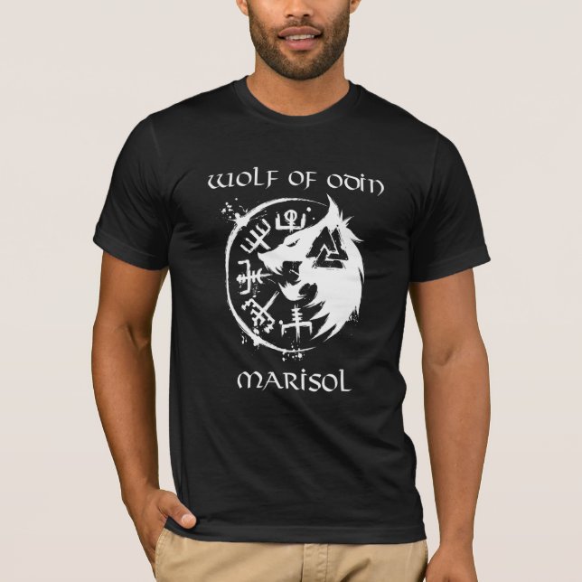 T-shirt Wolf of Odin Marisol (Devant)