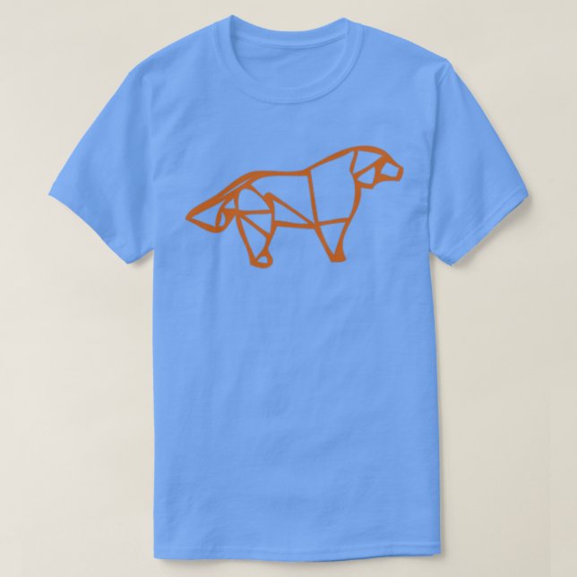 T-shirt Wolf Origami 16 (Design devant)